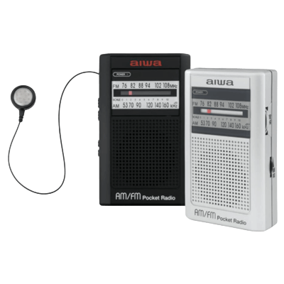 イヤフォンでもスピーカーでもポケットサイズのポータブルラジオ aiwa audio -G PPR3-アイワマーケティングジャパン株式会社