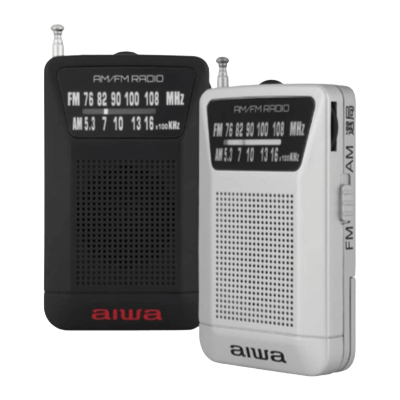イヤフォンでもスピーカーでもポケットサイズのポータブルラジオ aiwa audio -G PPR1-アイワマーケティングジャパン株式会社