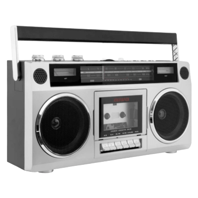 レトロなボディにデジタル機能も搭載したベーシックなステレオラジカセ aiwa audio -G RCP1 GAA4-RCP0001-アイワマーケティングジャパン株式会社