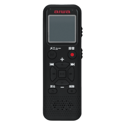フルカラー1.1インチTFT液晶搭載。連続約21時間の録音が可能な軽量ICレコーダー aiwa audio -G PDR1-アイワマーケティングジャパン株式会社