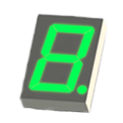 7セグメント 単体 保護抵抗なし HBL-S040-ハービー電子株式会社