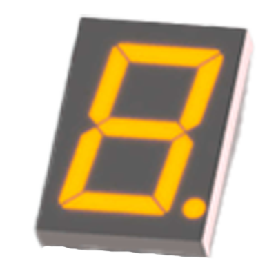 7セグメント 単体 保護抵抗なし HBL-S075-ハービー電子株式会社