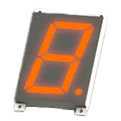 7セグメント 単体 保護抵抗内蔵 HBL-S098CX■24V-ハービー電子株式会社