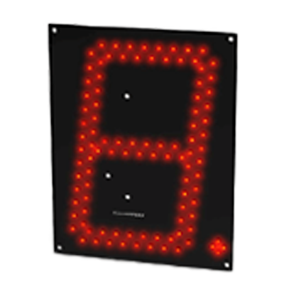 7セグメント 単体 保護抵抗内蔵 HBL-S160CHRX (YA,WO) 24V-ハービー電子株式会社