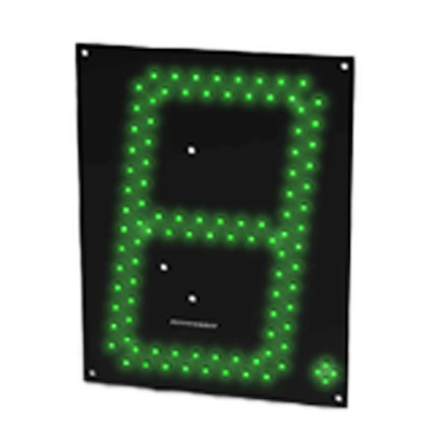 7セグメント 単体 保護抵抗内蔵 HBL-S160CHPG (CW) 24V-ハービー電子株式会社