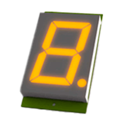 7セグメント BCDパラレル入力 単一12V電源 HBK-S075■12ANO-ハービー電子株式会社