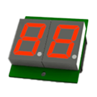 7セグメント シリアルドライバー付き HBK-CS026■12-ハービー電子株式会社