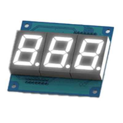 7セグメント シリアルドライバー付き HBK-CS026RGB53-ハービー電子株式会社