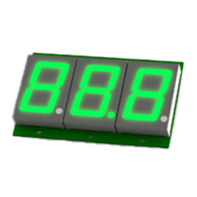 7セグメント シリアルドライバー付き HBK-CS040■13-ハービー電子株式会社