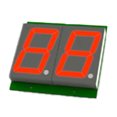 7セグメント シリアルドライバー付き HBK-CS056■12-ハービー電子株式会社