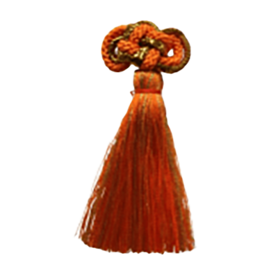 神社・仏閣シリーズ 江戸打 (細) メガネリリヤン1本房 金糸入り メガネ房-株式会社イグチ