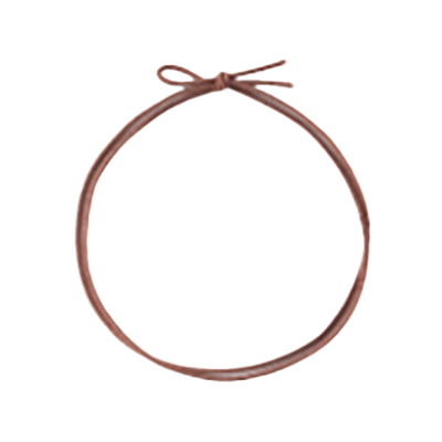 細ゴム 2重片花結び ダスティーカラー-株式会社イグチ