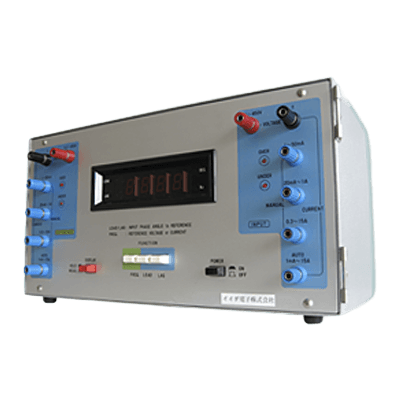 デジタル位相・周波数計 DIGITAL PHASE FREQUENCY METER-イイダ電子株式会社