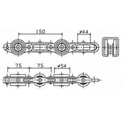 KZ-5型トロリーコンベア チェン-片山興産株式会社