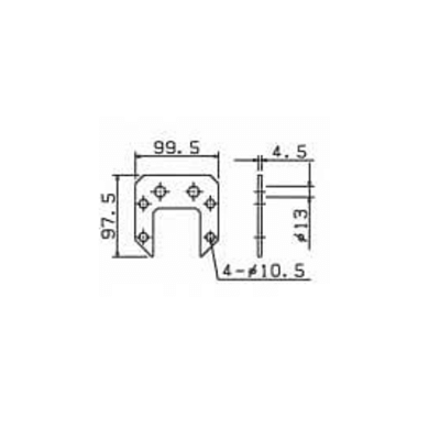 KZ-5型トロリーコンベア レール継手-片山興産株式会社