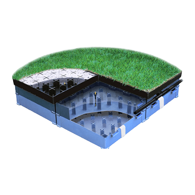 スクエアターフ洪水無用 (グリーンインフラ)-共同カイテック株式会社