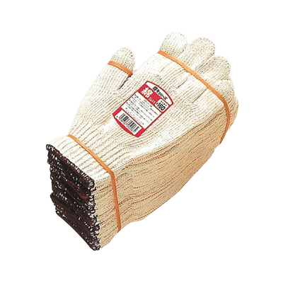 軍手 (カラー・純綿・合成繊維) 得々 綿ゴム入り軍手-株式会社だいこく