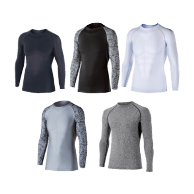 ワーキングウェア BT冷感・消臭パワーストレッチ 長袖クルーネックシャツ-株式会社だいこく