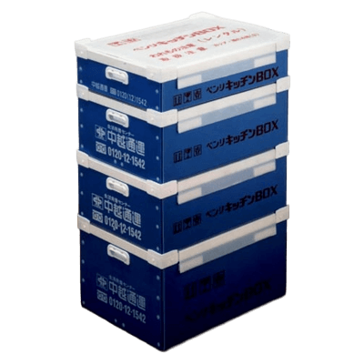 引越・荷物搬送用商品 梱包資材の無駄とゴミを削減 ベンリキッチンBOX-山一化成株式会社