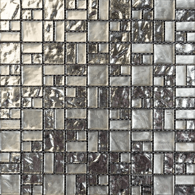 内装壁 ガラスと天然石の組み合わせで上品な質感のタイル ベースクリスタ-株式会社Thic