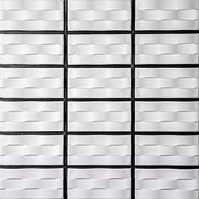 外装壁タイル 少し波うった凹凸のあるライン形状 ライフライン-株式会社Thic