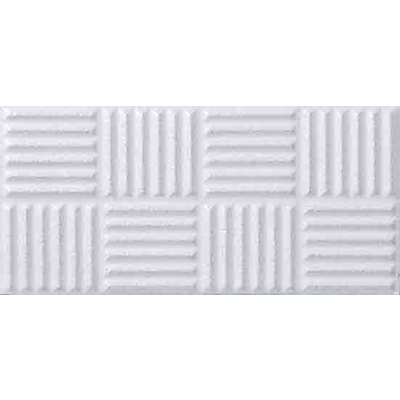 外装壁タイル 縦横の筋の連続が柔らかい生地のような質感を再現 チェクレド-株式会社Thic