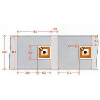 13.56MHz 金属対応標準ラベル NFC 準拠 金属対応 標準ラベル1 R200-RF1919X-アールエフ・テクノロジー株式会社