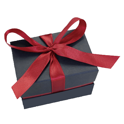 腕時計 MENS リボン付きギフトBOX ブラック-株式会社フィールドワーク