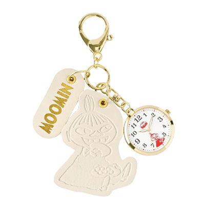 ムーミン型押しレザーチャームKC-株式会社フィールドワーク