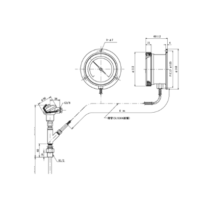 プラント関連機器 TWIN TEMP 測温抵抗体一体型タイプ TUSA-YR 表面取付／ビス止め (IP66)-ネステック株式会社