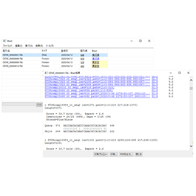 シンプルですぐ使えるBLASTアプリ Simple local BLAST workbench: BLASTworks-株式会社メイズ