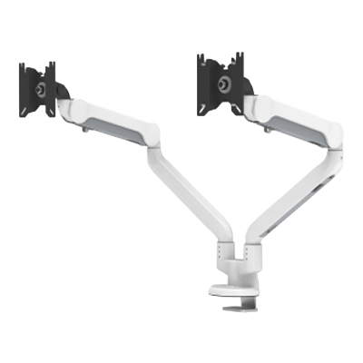 水平垂直多関節モニターアーム 2画面 1812-WH　モダンソリッド（MODERNSOLID）-株式会社ウィンテクノ