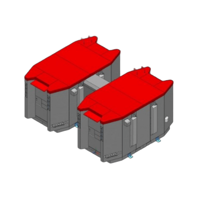 CRISIS-01 地上設置型 防災核シェルター 連結タイプ-直エンジニアリング株式会社