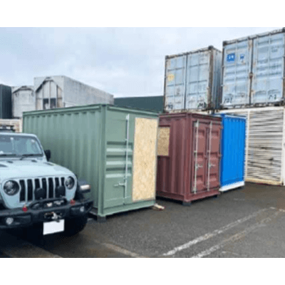 コンテナをもっと使いやすく 駐車場サイズの省スペースコンテナ コンテナハウスmini-株式会社コンテナワークス