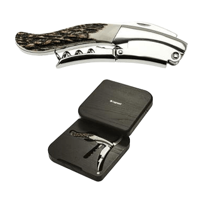 ソムリエナイフ ソムリエコルクスクリュー GHEMME Deer Horn-イタリア商事株式会社