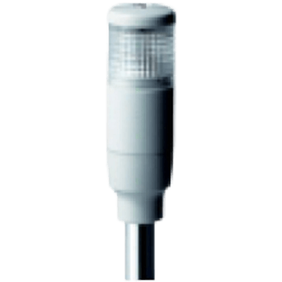 光と音声で危険を回避 コーションライト"安全くん" 回転灯シリーズ 一灯多色LED表示灯 φ40 レインボーライト ポール取付タイプ-株式会社熊井製作所