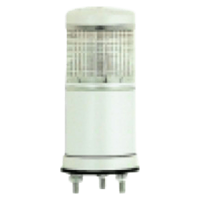 光と音声で危険を回避 コーションライト"安全くん" 回転灯シリーズ 一灯多色LED表示灯 φ40 レインボーライト 直付けタイプ-株式会社熊井製作所