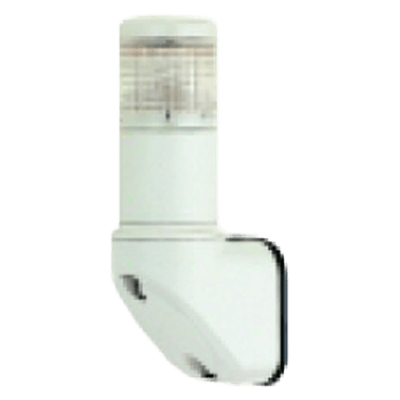 光と音声で危険を回避 コーションライト"安全くん" 回転灯シリーズ 一灯多色LED表示灯 φ40 レインボーライト 壁付けタイプ-株式会社熊井製作所