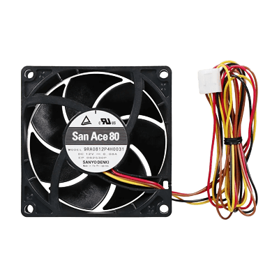 2ボールベアリング採用 80mm/3,300rpm ケースファン SF8-PWM-株式会社オウルテック