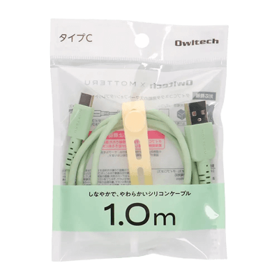 しなやかで、やわらかいUSB Type-A to USB Type-C シリコンケーブル CS-SLACシリーズ CS-SLAC100-PS-株式会社オウルテック