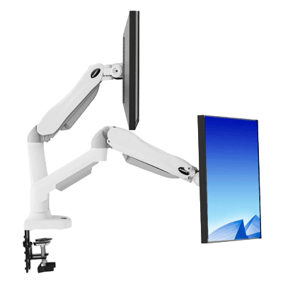 モニターアーム デュアルガススプリング式 13～30インチ対応 HNDS31W-株式会社オウルテック