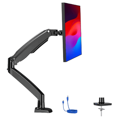 モニターアーム シングルガススプリング式 13～35インチ対応 HNSS33B-株式会社オウルテック