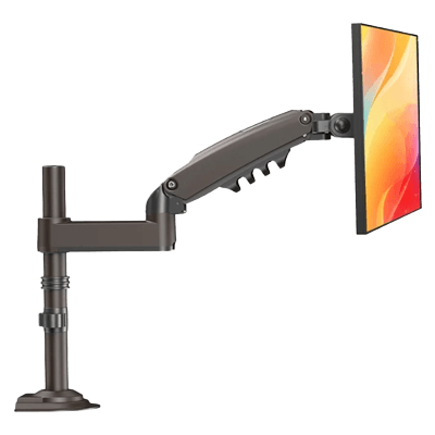 ポール式シングルモニターアーム ガススプリング式 13～32インチ対応 HNSS32G-株式会社オウルテック