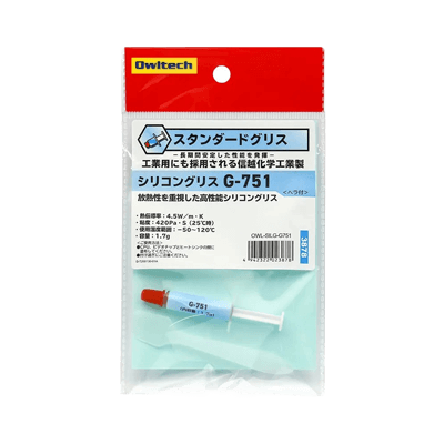 スタンダードCPU冷却グリス Gシリーズ OWL-SILG-G751-株式会社オウルテック