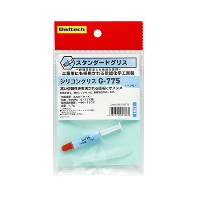 スタンダードCPU冷却グリス Gシリーズ OWL-SILG-G775-株式会社オウルテック