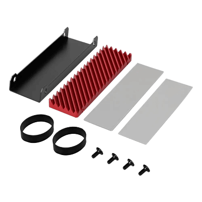 M.2 2280 SSD用 両面実装/片面実装対応 アルミ製両面ヒートシンク OWL-SSDHS04PS-株式会社オウルテック