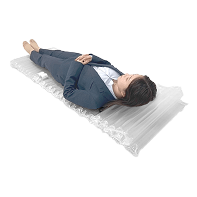 防災関連商品 簡易エアマット-親和パッケージ株式会社