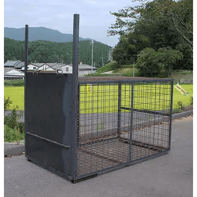 獣害対策 捕獲檻 (いのしし檻)-植平工業株式会社