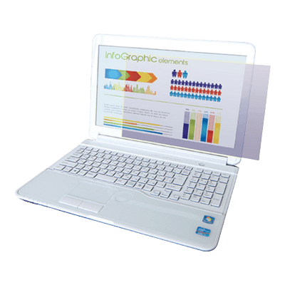 眼精疲労軽減フィルター ハイグレード70%光沢タイプ SAI-SFP-光興業株式会社