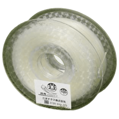 四角2.2mm (白) × 120m GT22SN-120-グリーンテグス株式会社